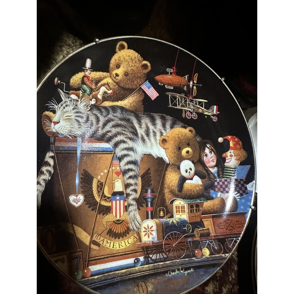 1999 Bradford Exch. Collector's Plate "Prescott, All Played Out"-Charles Wysocki